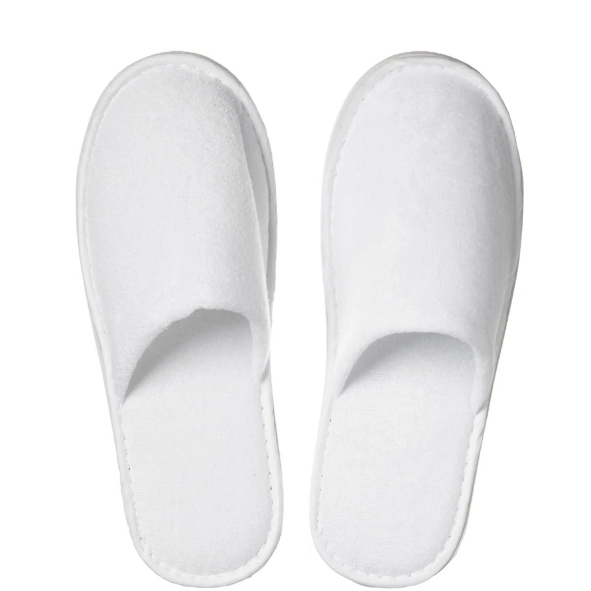 White Bath Slippers