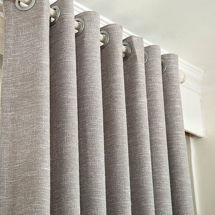 2 piece Beige brown curtain